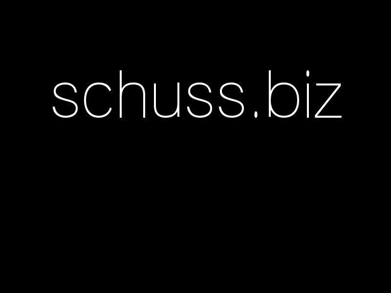 schuss.biz